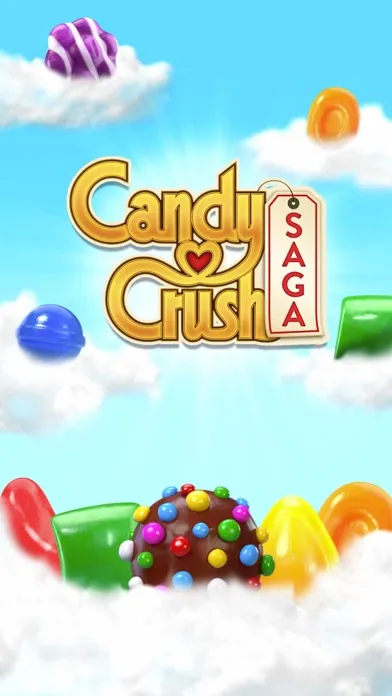 Captura de ecrã de Candy Crush Saga — tabuleiro de níveis