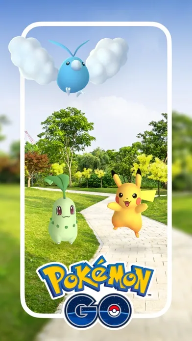 Captura de ecrã de Pokémon GO — mapa